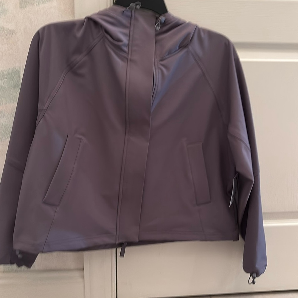FLX Women's XS Hooded Softshell Jacket Purple NWT